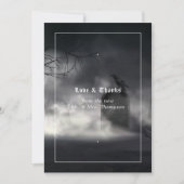 Griezelige gotische bruiloft bedankkaart (Voorkant)