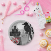 Griezelige gotische Halloween papieren bord (Feest)
