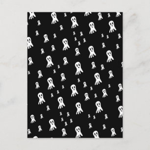 Griezelige gotische spookillustratie briefkaart
