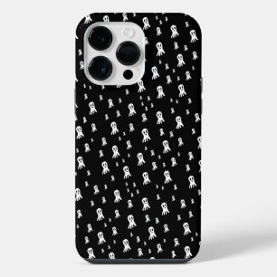 Griezelige gotische spookillustratie iPhone 14 pro max hoesje