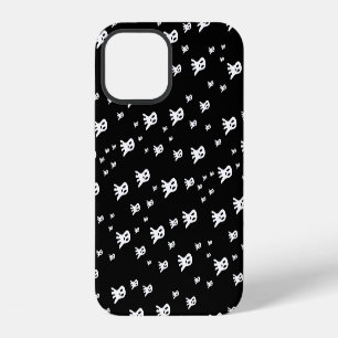 Griezelige gotische spookillustratie iPhone 12 hoesje
