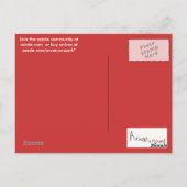 griezelige gotische wolken briefkaart (Achterkant)