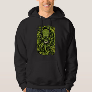Griezelige Groene Tentakel Monster Horror Hoodie