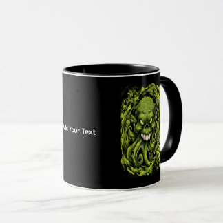 Griezelige Groene Tentakel Monster Koffiemok Mok