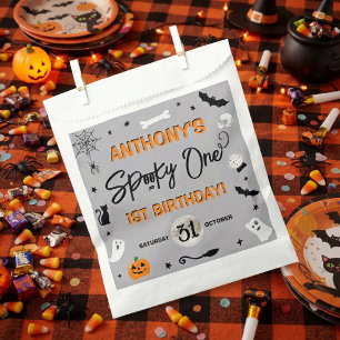 Griezelige! Halloween 1e verjaardagsfeestje Bedankzakje