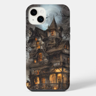 Griezelige Halloween-achtergrond iPhone-hoesjes