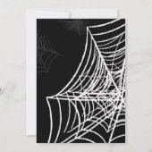 Griezelige Halloween Baby Borrel Kaart (Achterkant)