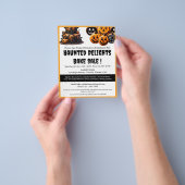 Griezelige Halloween bakverkoop Flyer (Hand)
