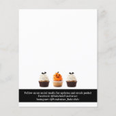 Griezelige Halloween bakverkoop Flyer (Achterkant)
