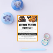 Griezelige Halloween bakverkoop Flyer (Enkel)