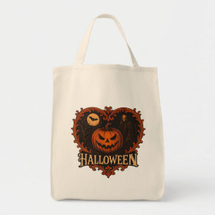 Griezelige Halloween Boodschappentas Herbruikbar Tote Bag