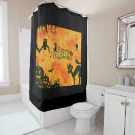 Griezelige Halloween-douchegordijn decoratie Douchegordijn