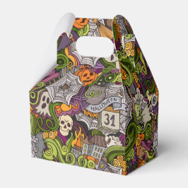 Griezelige Halloween Favor Doos Bedankdoosjes