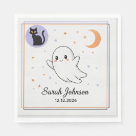 Griezelige Halloween-feestservetten | 3-laags Scha Servet