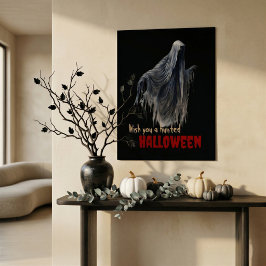 Griezelige Halloween Geest Gotische Muurkunst Post Poster