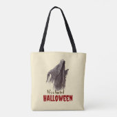 Griezelige Halloween Geest Herfst Markt Boodschapp Tote Bag (Achterkant)