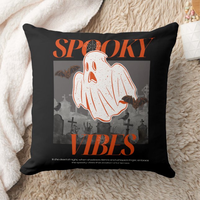 Griezelige Halloween Geest Kussen (Deken)