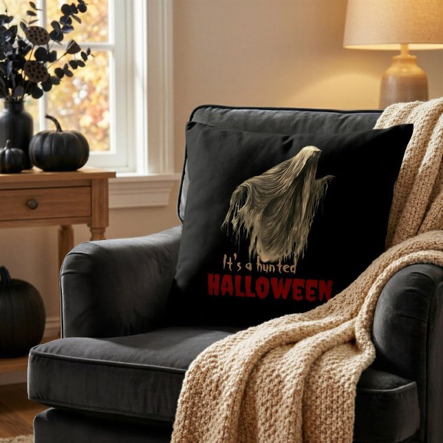 Griezelige Halloween Geest Worp Kussen Decor (Creator heeft geüpload)