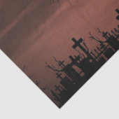 Griezelige Halloween Geesten Decoupage Knutselwerk Tissuepapier (Detail)