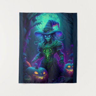 Griezelige Halloween Geheime Verschrikkelijke Voge Wandkleed