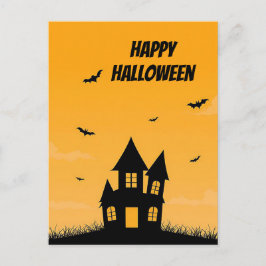 Griezelige Halloween Groet Ansichtkaart Briefkaart