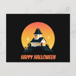 Griezelige Halloween-groetansichtkaart Briefkaart
