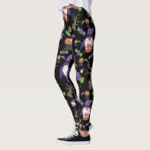 Griezelige Halloween Heks Kabouter Leggings (Links)
