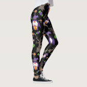 Griezelige Halloween Heks Kabouter Leggings (Rechts)