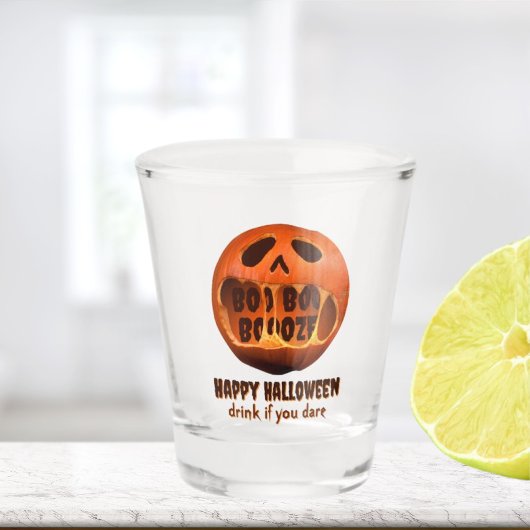 Griezelige Halloween Jack o'lantern feestdrank Shot Glas
