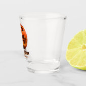 Griezelige Halloween Jack o'lantern feestdrank Shot Glas (Rechts)