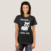 Griezelige Halloween kat T-shirt (Voorkant volledig)