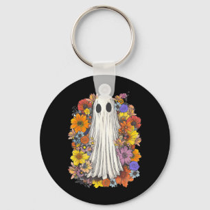Griezelige Halloween-kleding Schrikwekkende bloemi Sleutelhanger