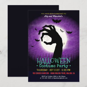 Griezelige Halloween-kostuumfeest   Uitnodiging