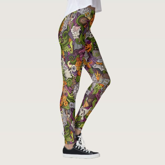 Griezelige Halloween Leggings (Rechts)