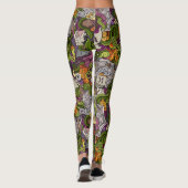 Griezelige Halloween Leggings (Achterkant)