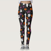 Griezelige Halloween Leggings (Voorkant)