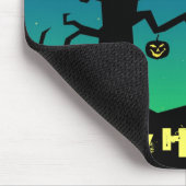 Griezelige Halloween Pompoen Boom - Muismat (Hoek)