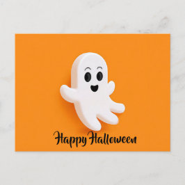 Griezelige Halloween Pompoen Wenskaart Briefkaart