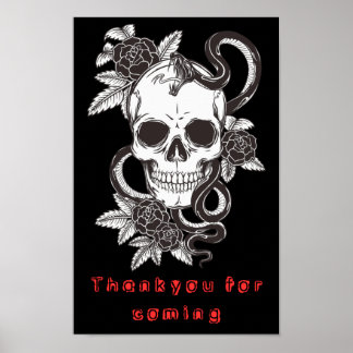🩸👻Griezelige Halloween Poster