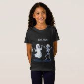 griezelige Halloween-scène T-shirt (Voorkant volledig)