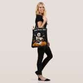 griezelige Halloween-scène Tote Bag (Op model)
