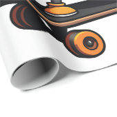 Griezelige Halloween Schaats Pompoen Kruid Geest H Cadeaupapier (Rol Hoek)