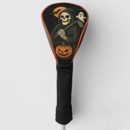Griezelige Halloween Schedel Driver Golfheadcover
