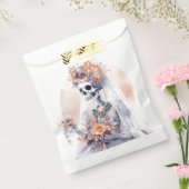 Griezelige Halloween Skelet Bruid Favor Zakjes (Gezegeld)