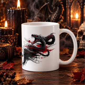 Griezelige Halloween-snakkermug – Enge monstergezi Koffiemok