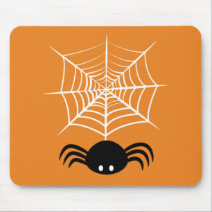 Griezelige Halloween Spin Illustratie Muismat
