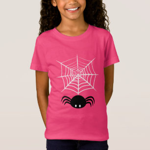 Griezelige Halloween Spin Illustratie T-shirt
