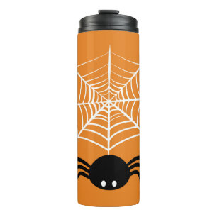 Griezelige Halloween Spin Illustratie Thermosbeker