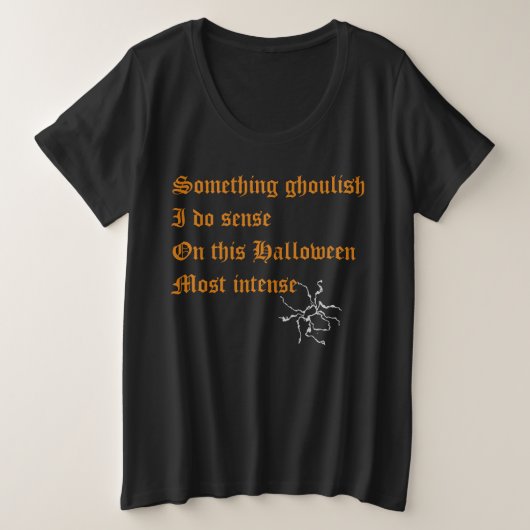 Griezelige Halloween T-Shirt (Design voorkant)