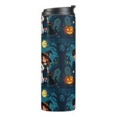 Griezelige Halloween thermos Thermosbeker (Gedraaid links)
